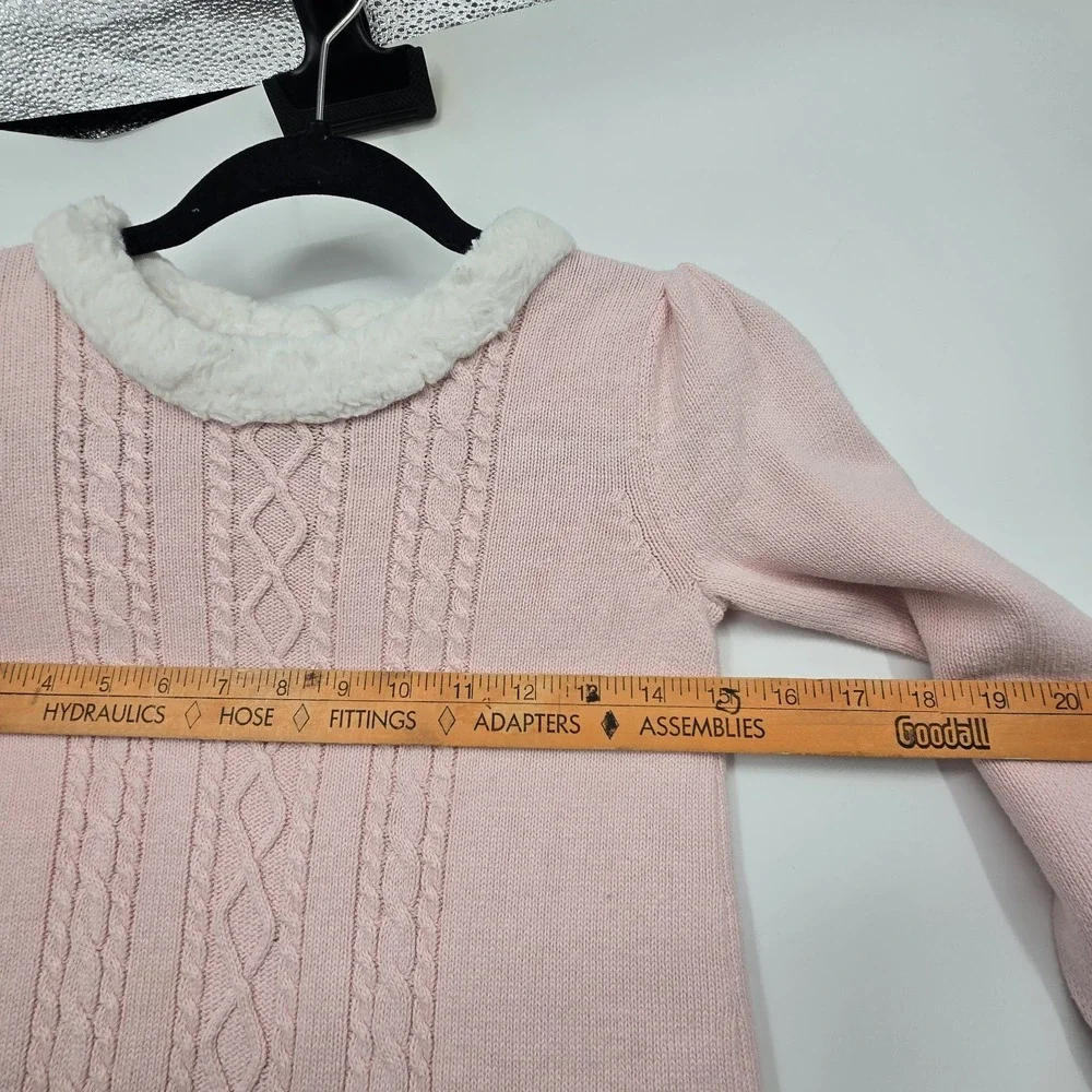 Gymboree‎ Gingerbread Man Cable Knit Sweater Dress Girls Sz 10 Holiday Christmas
